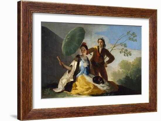 The Parasol, 1777-Francisco de Goya-Framed Giclee Print