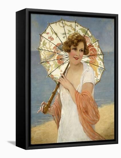 The Parasol-Francois Martin-Kavel-Framed Premier Image Canvas