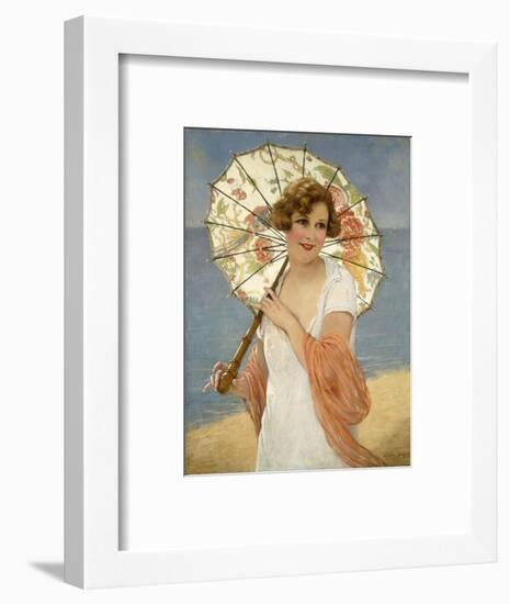 The Parasol-Francois Martin-Kavel-Framed Premium Giclee Print