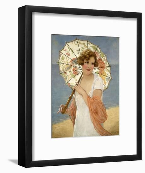 The Parasol-Francois Martin-Kavel-Framed Premium Giclee Print