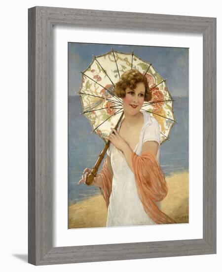 The Parasol-Francois Martin-Kavel-Framed Giclee Print