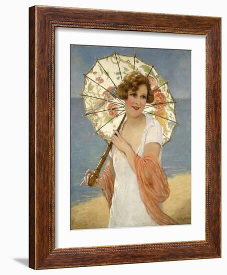 The Parasol-Francois Martin-Kavel-Framed Giclee Print