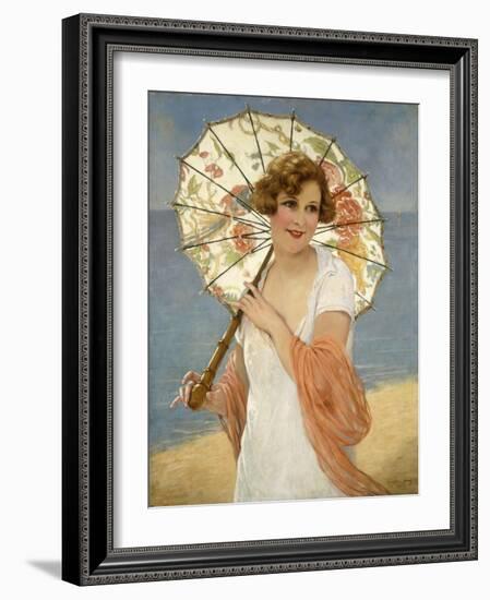 The Parasol-Francois Martin-Kavel-Framed Giclee Print