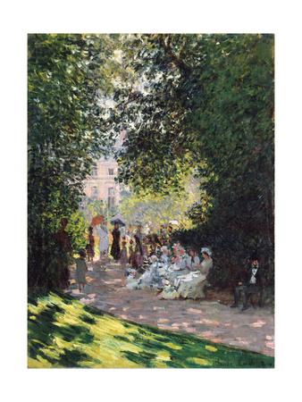 The Parc Monceau 1878 Giclee Print Claude Monet Art Com