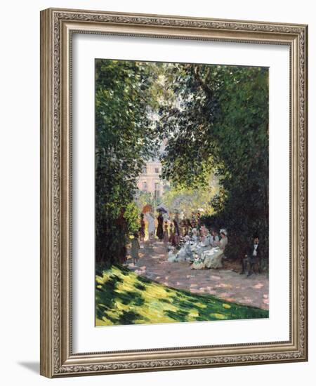 The Parc Monceau, 1878-Claude Monet-Framed Giclee Print