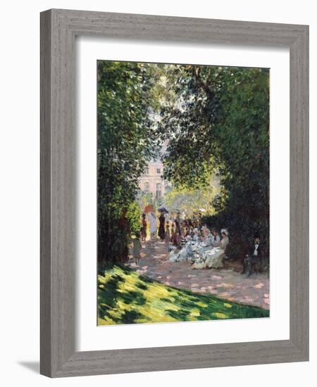 The Parc Monceau, 1878-Claude Monet-Framed Giclee Print