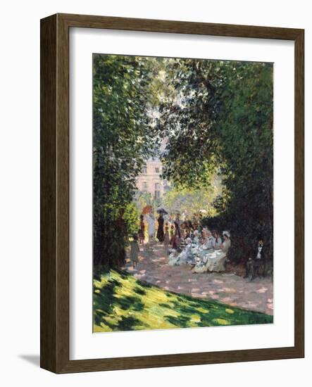 The Parc Monceau, 1878-Claude Monet-Framed Giclee Print