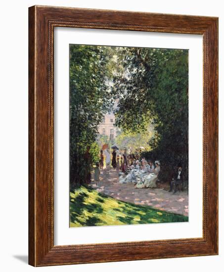 The Parc Monceau, 1878-Claude Monet-Framed Giclee Print