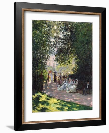 The Parc Monceau, 1878-Claude Monet-Framed Giclee Print