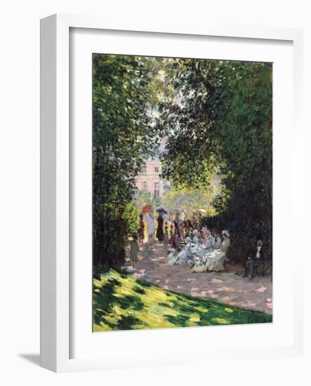 The Parc Monceau, 1878-Claude Monet-Framed Giclee Print