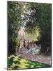 The Parc Monceau, 1878-Claude Monet-Mounted Giclee Print
