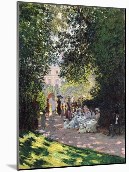 The Parc Monceau, 1878-Claude Monet-Mounted Giclee Print