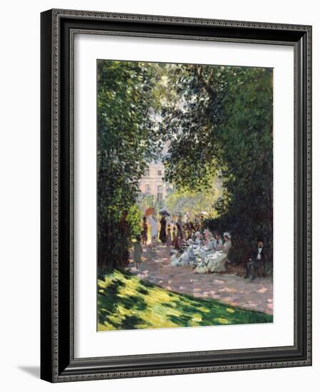 The Parc Monceau, 1878-Claude Monet-Framed Giclee Print