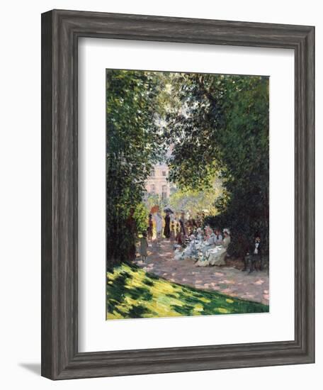 The Parc Monceau, 1878-Claude Monet-Framed Giclee Print