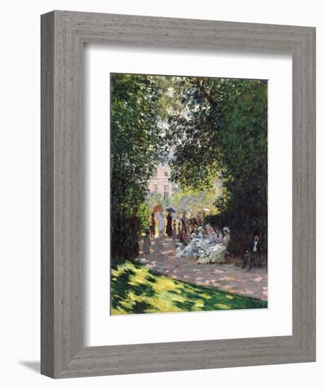 The Parc Monceau, 1878-Claude Monet-Framed Giclee Print