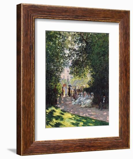 The Parc Monceau, 1878-Claude Monet-Framed Giclee Print