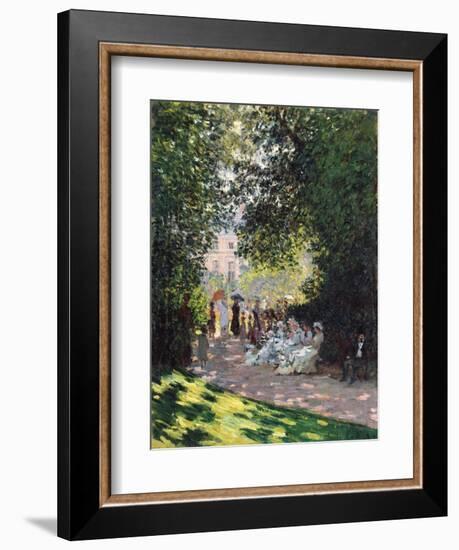 The Parc Monceau, 1878-Claude Monet-Framed Giclee Print