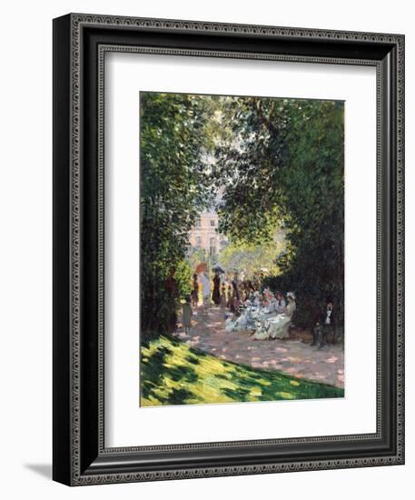 The Parc Monceau, 1878-Claude Monet-Framed Giclee Print