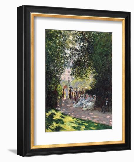 The Parc Monceau, 1878-Claude Monet-Framed Giclee Print