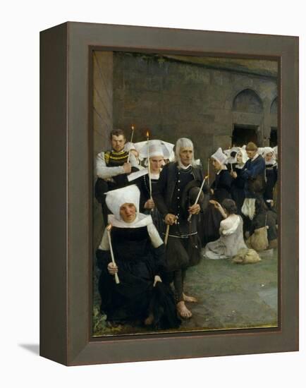 The Pardon in Brittany, 1886-Pascal Adolphe Jean Dagnan-Bouveret-Framed Premier Image Canvas