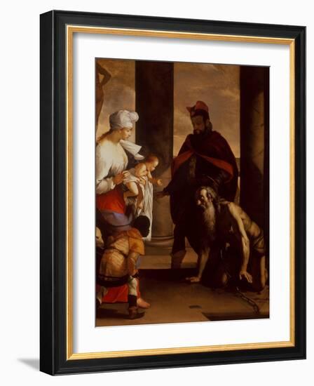 The Pardon of St. John Chrysostom, C.1640-Mattia Preti-Framed Giclee Print