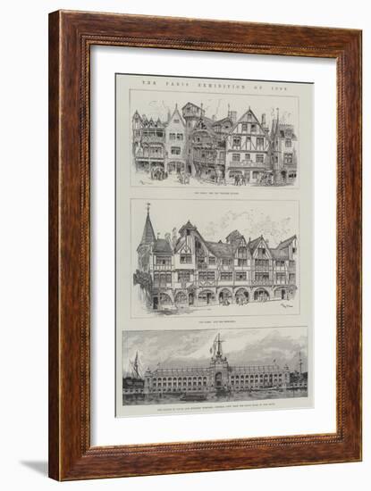 The Paris Exhibition of 1900-Albert Robida-Framed Giclee Print