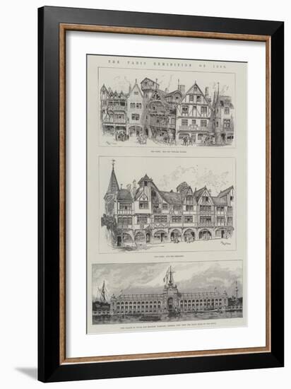 The Paris Exhibition of 1900-Albert Robida-Framed Giclee Print