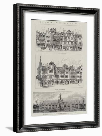 The Paris Exhibition of 1900-Albert Robida-Framed Giclee Print