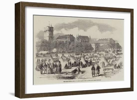 The Paris Fetes, the Camp at St Maur-Felix Thorigny-Framed Giclee Print