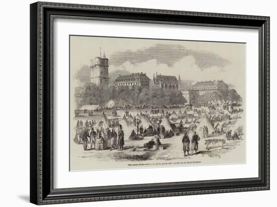 The Paris Fetes, the Camp at St Maur-Felix Thorigny-Framed Giclee Print