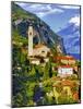 The Parish Church in the Village of Limone on Lake Garda, Italy-Richard Duval-Mounted Photographic Print