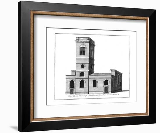 'The Parish Church of Alhallows the Great in Thames Street.', c1772-Benjamin Cole-Framed Giclee Print