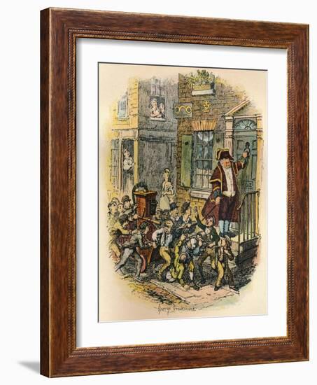 The Parish Engine, C1900-George Cruikshank-Framed Giclee Print