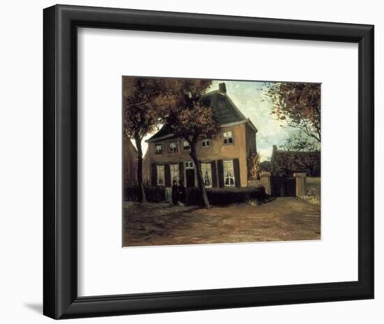 The Parish House in Nuenen-Vincent van Gogh-Framed Premium Giclee Print
