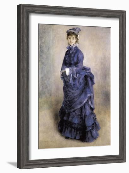 The Parisian Girl-Pierre-Auguste Renoir-Framed Art Print