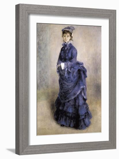 The Parisian Girl-Pierre-Auguste Renoir-Framed Art Print