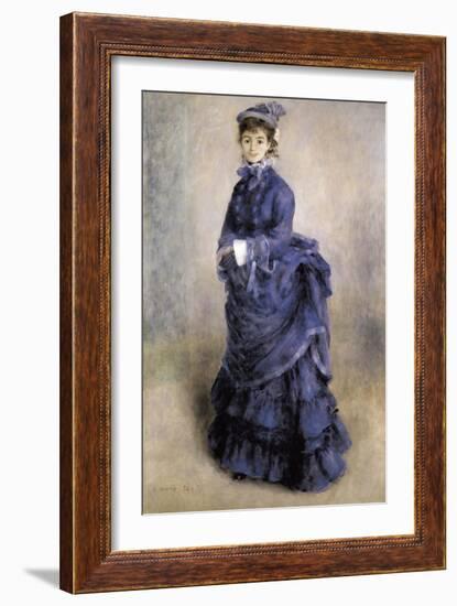 The Parisian Girl-Pierre-Auguste Renoir-Framed Art Print