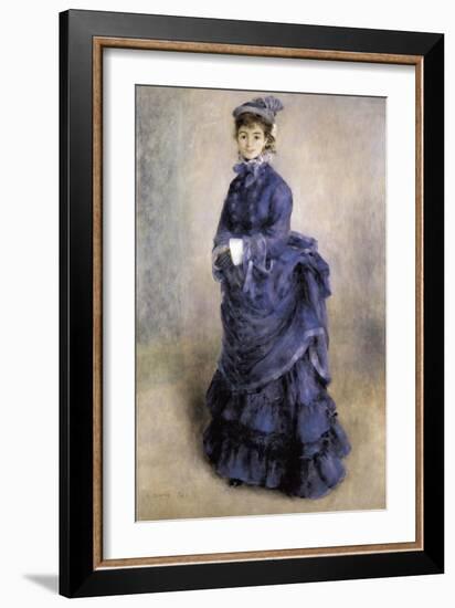 The Parisian Girl-Pierre-Auguste Renoir-Framed Art Print