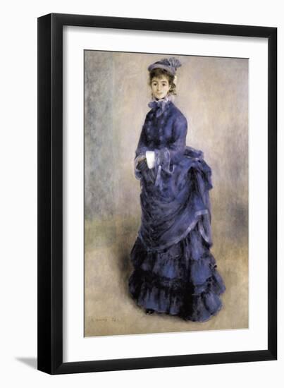 The Parisian Girl-Pierre-Auguste Renoir-Framed Art Print