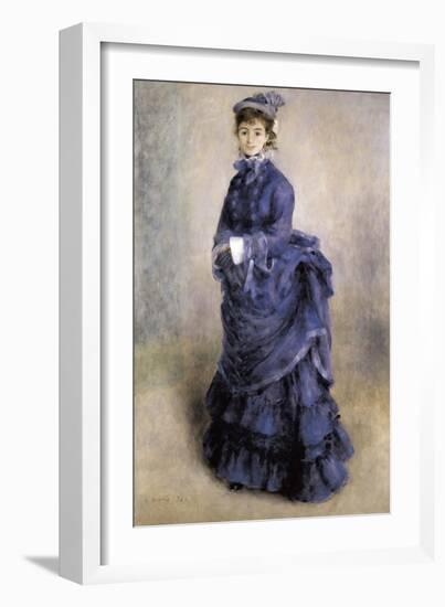 The Parisian Girl-Pierre-Auguste Renoir-Framed Art Print