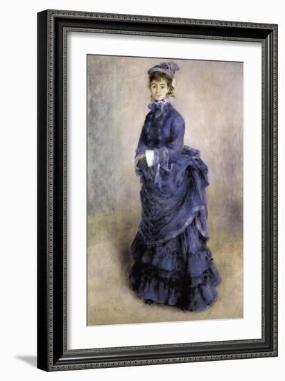 The Parisian Girl-Pierre-Auguste Renoir-Framed Art Print