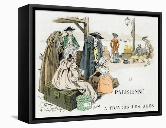 The Parisian Woman Through the Ages, 18th Century, C1880-1950-Ferdinand Sigismund Bac-Framed Premier Image Canvas