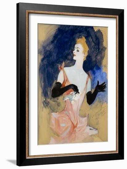 The Parisian-Jules Chéret-Framed Giclee Print