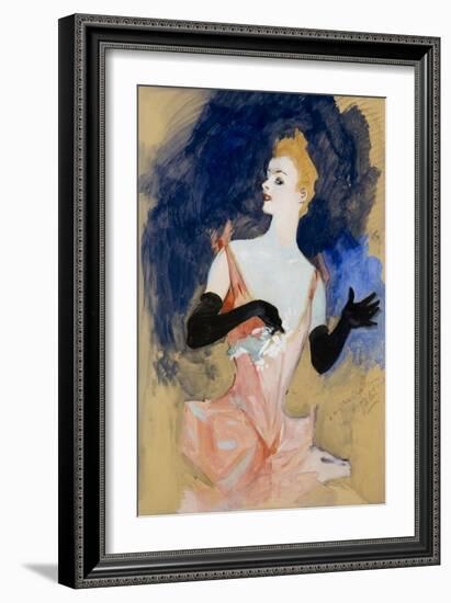 The Parisian-Jules Chéret-Framed Giclee Print