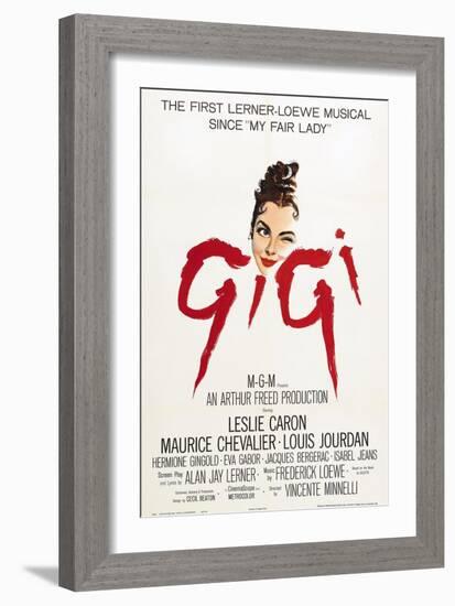 The Parisians, 1958, "Gigi" Directed by Vincente Minnelli-null-Framed Giclee Print