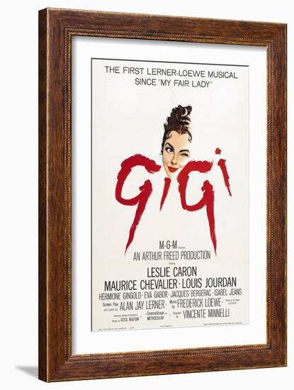 The Parisians, 1958, "Gigi" Directed by Vincente Minnelli--Framed Giclee Print