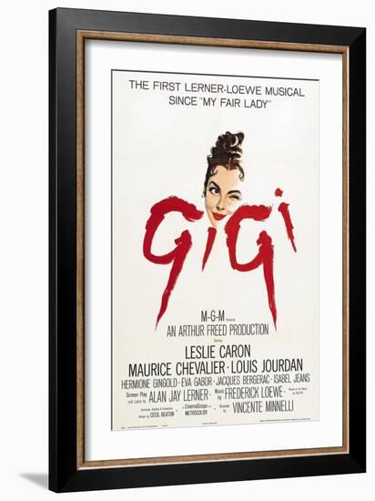 The Parisians, 1958, "Gigi" Directed by Vincente Minnelli-null-Framed Giclee Print