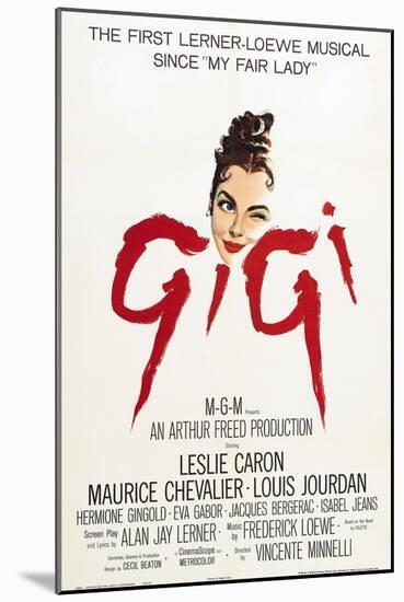 The Parisians, 1958, "Gigi" Directed by Vincente Minnelli-null-Mounted Giclee Print