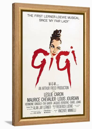 The Parisians, 1958, "Gigi" Directed by Vincente Minnelli-null-Framed Premier Image Canvas