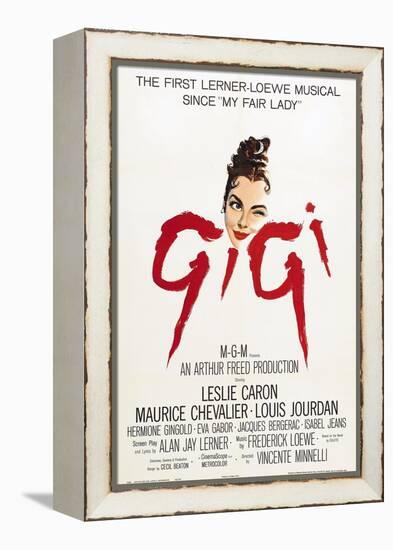 The Parisians, 1958, "Gigi" Directed by Vincente Minnelli-null-Framed Premier Image Canvas